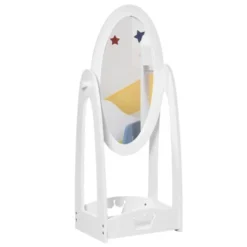 HOMCOM Full Length Mirror For Children, Adjustable To Be Viewed From Multiple Angles Dress-up And Make-up, White -Homcom GUEST 04e73d10 cda7 4099 86ee 44c874d8ee78