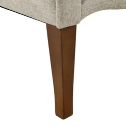 HOMCOM Traditional Style Entryway Bed End Shoe Bench With Button Tufted And Rounded Arm For Living Room -Homcom GUEST 0a45a36a 25a0 40de 9cdb f6830a1b81a6