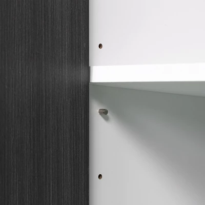 HOMCOM Storage Sideboard, Buffet Cabinet With Adjustable Shelf, Free Standing 2-Door Kitchen Cupboard For Dining Room, Hallway, Grey 5 HOMCOM Storage Sideboard, Buffet Cabinet With Adjustable Shelf, Free Standing 2-Door Kitchen Cupboard For Dining Room, Hallway, Grey - Image 5