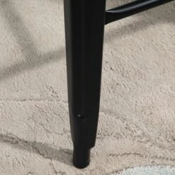 HOMCOM 3 Piece Industrial Dining Table Set, Counter Height Bar Table & Chairs Set With Footrests For Bistro, Pub -Homcom GUEST 0cfbac15 7528 42b4 ac79 877bb2604f65