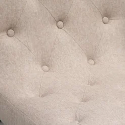 HOMCOM Bar Stools Set Of 4, Swivel Bar Chairs, 25.5" High Fabric Tufted Breakfast Barstools For Kitchen Counter, Beige -Homcom GUEST 0d748c16 3c87 42f8 b6f9 d5376cad6d57 1