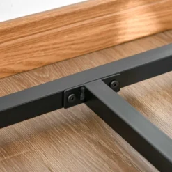 HOMCOM Industrial 3-Piece Dining Table And 2 Chair Set For Small Space In The Dining Room Or Kitchen -Homcom GUEST 1b43efe3 075d 4efc ae57 70ad7dedfc97