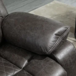 HOMCOM Overstuffed Manual Recliner Chair With Thick Sponge Padded Headrest And Armrest, And Rocking Function, Brown 12 HOMCOM Overstuffed Manual Recliner Chair With Thick Sponge Padded Headrest And Armrest, And Rocking Function, Brown -Homcom GUEST 2dc7516d 4d66 4b04 b12e a39a7f8222ad