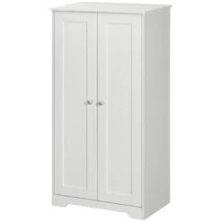 HOMCOM Kitchen Pantry Storage Cabinet, Freestanding Kitchen Cupboard With 2 Doors, Adjustable Shelves For Living Room, Dining Room, Bedroom, White 7 HOMCOM Kitchen Pantry Storage Cabinet, Freestanding Kitchen Cupboard With 2 Doors, Adjustable Shelves For Living Room, Dining Room, Bedroom, White -Homcom GUEST 2f3b96f8 ece9 4c95 bff6 f3acdb008d65