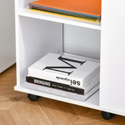 HOMCOM Filing Cabinet/Printer Stand With Open Storage Shelves, For Home Or Office Use, Including An Easy Drawer -Homcom GUEST 2ff58e82 e313 4e15 b937 fb3f752dd2c1