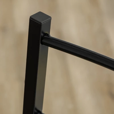 HOMCOM Kitchen Table And Chairs For 4, Modern Dining Table Set With Padded Sponge Cushion Chairs And Marble Textures Dining Table, Light Gray, Black 4 HOMCOM Kitchen Table And Chairs For 4, Modern Dining Table Set With Padded Sponge Cushion Chairs And Marble Textures Dining Table, Light Gray, Black - Image 4