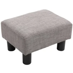 HOMCOM 16” Cube Modern Linen Fabric Pouf Footrest Ottoman 9 HOMCOM 16” Cube Modern Linen Fabric Pouf Footrest Ottoman -Homcom GUEST 34ba244c c222 4cd0 8868 1b59497afb86