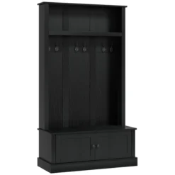 HOMCOM Hall Tree With Bench And Shoe Storage, Entryway Bench With Coat Rack, Mudroom Bench With Storage And Hooks For Hallway 12 HOMCOM Hall Tree With Bench And Shoe Storage, Entryway Bench With Coat Rack, Mudroom Bench With Storage And Hooks For Hallway -Homcom GUEST 35299d5b 87aa 4d6a bf03 bdf153a66fff
