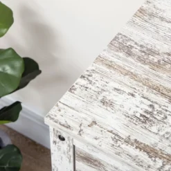 HOMCOM Rustic Storage Cabinet Sideboard With 2 Drawers And 2 Cupboard, Distressed White 8 HOMCOM Rustic Storage Cabinet Sideboard With 2 Drawers And 2 Cupboard, Distressed White -Homcom GUEST 35c4dc54 9c50 42c4 a393 cfa07545c22f