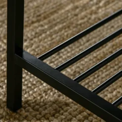 HOMCOM Industrial Dining Table Set, Kitchen Table And Chairs For 4, Dinner Table With Bench Set Metal Frame Storage Shelf, Dinette Set, Rustic Brown 9 HOMCOM Industrial Dining Table Set, Kitchen Table And Chairs For 4, Dinner Table With Bench Set Metal Frame Storage Shelf, Dinette Set, Rustic Brown -Homcom GUEST 3930be97 7d54 4410 af0e cbb77d222998