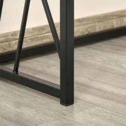 HOMCOM 47.25" Console Table, Industrial Sofa Table With Metal Frame For Living Room, Or Hallway, Natural/Black -Homcom GUEST 39a23a54 4142 47f8 9f21 81db295b086c