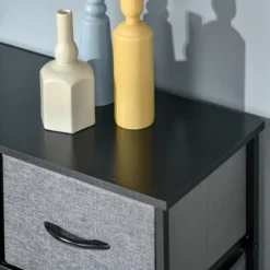 HOMCOM 9 Drawers Storage Chest Dresser Organizer Unit W/ Steel Frame, Wood Top, Easy Pull Fabric Bins, For Bedroom, Hallway, Closet, Entryway -Homcom GUEST 3ab4fc09 44f4 4b61 a3df 6a2aa171a879