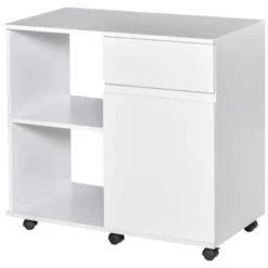HOMCOM Filing Cabinet/Printer Stand With Open Storage Shelves, For Home Or Office Use, Including An Easy Drawer -Homcom GUEST 406fa8bb b7c4 4c8a a718 64036be23bf3
