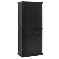 HOMCOM 72" Traditional Freestanding Kitchen Pantry Cupboard With 2 Cabinet, Drawer And Adjustable Shelves -Homcom GUEST 431a3c91 e5ad 44b1 9a8e 5cbb73c54955