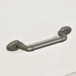 HOMCOM Wooden Farmhouse Sideboard, Storage Buffet Cabinet With 2 Large Drawers, X-Shaped Wine Rack, And Cabinets, Distressed White 8 HOMCOM Wooden Farmhouse Sideboard, Storage Buffet Cabinet With 2 Large Drawers, X-Shaped Wine Rack, And Cabinets, Distressed White -Homcom GUEST 49738b90 c332 47d5 9a7f ffdc0f5832b4