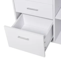 HOMCOM 3 Drawer Printer Stand, Mobile Lateral File Cabinet With 2 Storage Shelves For Home Office 14 HOMCOM 3 Drawer Printer Stand, Mobile Lateral File Cabinet With 2 Storage Shelves For Home Office -Homcom GUEST 4a6ce3aa 0740 48ca 9644 9ea64765b91e