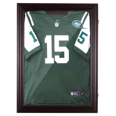 HOMCOM 32” X 24” UV-Resistant Sports Jersey Frame Display Case - Cherry Brown 3 HOMCOM 32” X 24” UV-Resistant Sports Jersey Frame Display Case - Cherry Brown - Image 3