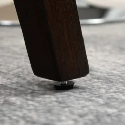 HOMCOM Swivel Bar Stools Set Of 2, Fabric Tufted Counter Height Bar Stools With Rubber Wood Legs And Footrest For Dining Room, Kitchen, Pub, Dark Gray 9 HOMCOM Swivel Bar Stools Set Of 2, Fabric Tufted Counter Height Bar Stools With Rubber Wood Legs And Footrest For Dining Room, Kitchen, Pub, Dark Gray -Homcom GUEST 529e3b7e d02c 498b b373 befa30ffd55e