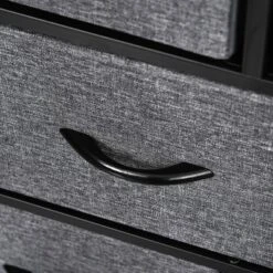 HOMCOM 8-Drawer Dresser, 3-Tier Fabric Chest Of Drawers, Storage Tower Organizer Unit With Steel Frame For Bedroom, Hallway -Homcom GUEST 553d390b 1548 4c7e a4ff f5ef0e582946