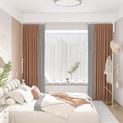 HOMCOM Smart Curtains System With Adjustable Tracks Rod (up To 180 In), Compatible With Alexa, Google Home Voice, WiFi App, Remote Control, White 1 HOMCOM Smart Curtains System With Adjustable Tracks Rod (up To 180 In), Compatible With Alexa, Google Home Voice, WiFi App, Remote Control, White