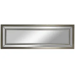 HOMCOM 59" X 20" Modern Full Length Mirror, Wall Mirror For Living Room, Bedroom, Silver/Gray -Homcom GUEST 5dc5c74a 6685 4c5d 8fb6 7d0bf9c8909e