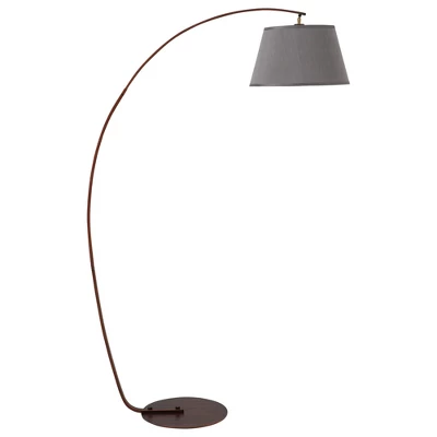 HOMCOM Arched Floor Lamp, Modern Standing Lamp With Foot Switch & Metal Base, Corner Reading Lamps Tall Pole Light For Office Bedroom Living Room 7 HOMCOM Arched Floor Lamp, Modern Standing Lamp With Foot Switch & Metal Base, Corner Reading Lamps Tall Pole Light For Office Bedroom Living Room - Image 7