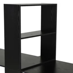 HOMCOM 88" Extra Long 2-Person Computer Desk With Storage Shelves Combo, Double Workstation Storage Study Writing Table For Home Office, Bookshelf -Homcom GUEST 618fd753 385c 457b 94ef 2b884ab4d6d4