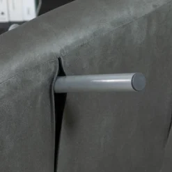 HOMCOM Single Person Folding 5 Position Convertible Sofa Bed Sleeper Chair Chaise Lounge Couch W/Pillow & Steel Frame -Homcom GUEST 652619f5 8120 4ef7 a331 c6e1e32f5fb9