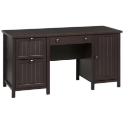 HOMCOM Vintage Executive Computer Desk, Home Office Work Station, Student Table With Cabinet & 3 Drawers For Hanging Files 11 HOMCOM Vintage Executive Computer Desk, Home Office Work Station, Student Table With Cabinet & 3 Drawers For Hanging Files -Homcom GUEST 78910d6c a426 4db7 b583 20d3e84cdb5b