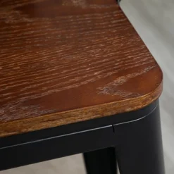 HOMCOM 3 Piece Industrial Dining Table Set, Counter Height Bar Table & Chairs Set With Footrests For Bistro, Pub -Homcom GUEST 79b0b888 5280 4f5b b29c 750870e4410e