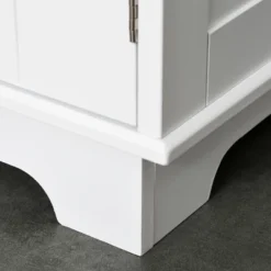 HOMCOM 67" Modern Buffet With Hutch, Louvered Kitchen Pantry Microwave Cabinet With Framed Glass Doors And 2 Drawers, White 11 HOMCOM 67" Modern Buffet With Hutch, Louvered Kitchen Pantry Microwave Cabinet With Framed Glass Doors And 2 Drawers, White -Homcom GUEST 7aa0a79c d9cd 45a4 acd2 e65efed659ad