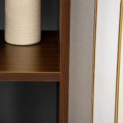 HOMCOM Tree Bookshelf, Modern Freestanding Bookcase With 13 Open Shelves, Display Unit For Living Room, Study, Or Office, Brown 4 HOMCOM Tree Bookshelf, Modern Freestanding Bookcase With 13 Open Shelves, Display Unit For Living Room, Study, Or Office, Brown - Image 4