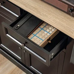 HOMCOM Sideboard Buffet Cabinet With Storage Drawers, 2 Door Kitchen Storage Cabinet With Adjustable Shelves, Coffee Bar For Living Room, Black -Homcom GUEST 9601af65 4489 419c afc7 d47435bfef78