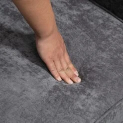 HOMCOM Modern Accent Chair, Upholstered Living Room Chair With Solid Wood Legs And Nailhead Trim, Armchair -Homcom GUEST 9608504e 185e 447b b508 9b3223df0855