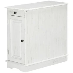 HOMCOM Side Table With Flip Top, Slim End Table With Storage Drawer And Cabinet For Living Room -Homcom GUEST 964737d2 5e88 4a83 bef8 01bc48a3e687