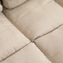 HOMCOM Convertible Floor Sofa Chair, Folding Upholstered Couch Bed, Adjustable Guest Chaise Lounge With Metal Frame And 2 Pillows -Homcom GUEST 9b810369 a26b 41f7 860c 888016e37d04