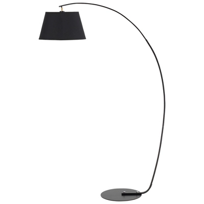 HOMCOM Arched Floor Lamp, Modern Standing Lamp With Foot Switch & Metal Base, Corner Reading Lamps Tall Pole Light For Office Bedroom Living Room 3 HOMCOM Arched Floor Lamp, Modern Standing Lamp With Foot Switch & Metal Base, Corner Reading Lamps Tall Pole Light For Office Bedroom Living Room - Image 3