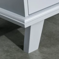 HOMCOM Wood Accent Sideboard Buffet Serveing Storage Cabinet With Fretwork Doors And Elevated Base, Gray 8 HOMCOM Wood Accent Sideboard Buffet Serveing Storage Cabinet With Fretwork Doors And Elevated Base, Gray -Homcom GUEST 9ff4cbde aae6 4d7d 93d3 f94f617cf71b