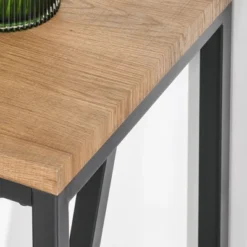 HOMCOM 47.75 Inch Bar Table With Metal Legs, Rustic Industrial Pub Table With Large Tabletop For Home Bar, Kitchen Or Dining Room, Brown -Homcom GUEST a1ebbf35 2d14 4765 a107 0d6804cb84fa