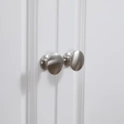 HOMCOM Rolling Kitchen Island On Wheels Utility Cart With Drop-Leaf And Rubber Wood Countertop, Storage Drawers, Door Cabinets, White -Homcom GUEST a71f95a7 cb0d 4b39 b321 6a24569c15ab