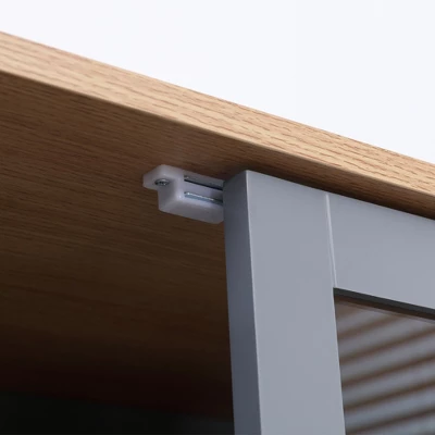 HOMCOM Freestanding Kitchen Pantry, 5-tier Storage Cabinet With Adjustable Shelves And Drawer For Living Room, Dining Room, Gray 5 HOMCOM Freestanding Kitchen Pantry, 5-tier Storage Cabinet With Adjustable Shelves And Drawer For Living Room, Dining Room, Gray - Image 5