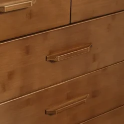 HOMCOM Tall Dresser For Bedroom, 7 Drawer Dresser, Chest Of Drawers With Bamboo Frame, Brown -Homcom GUEST b0769103 cb41 4a32 80b2 87389ef25be8