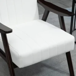 HOMCOM Accent Chair With Softness & Support, Upholstered Arm Chair For Living Room Furniture, Comfy Chair For Bedroom, Living Room Chair, Cream White 8 HOMCOM Accent Chair With Softness & Support, Upholstered Arm Chair For Living Room Furniture, Comfy Chair For Bedroom, Living Room Chair, Cream White -Homcom GUEST b3d07c2e 4946 4f66 bd4f 7fcdca3440b9