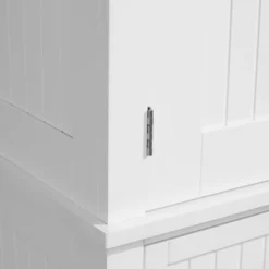 HOMCOM 72" Traditional Freestanding Kitchen Pantry Cabinet Cupboard With Doors And 3 Adjustable Shelves, White -Homcom GUEST b7a47110 4fc7 49d3 a084 db63b9257f0c