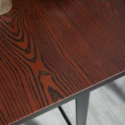 HOMCOM 3 Piece Industrial Dining Table Set, Counter Height Bar Table & Chairs Set With Footrests For Bistro, Pub -Homcom GUEST bbf52fa0 7a4c 43cc ae67 9b86193c9999