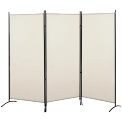 HOMCOM 3-Panel Room Divider Folding Privacy Screen Separator Partition Wall For Indoor Bedroom Office 100" X 72" -Homcom GUEST bc5344c0 c02c 4042 b4f6 92f1429a7f7e