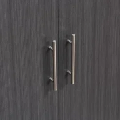 HOMCOM 2-Door Storage Cabinet With Adjustable Shelf, Free Standing Accent Sideboard And Buffet For Kitchen Or Hallway, Grey / White 8 HOMCOM 2-Door Storage Cabinet With Adjustable Shelf, Free Standing Accent Sideboard And Buffet For Kitchen Or Hallway, Grey / White -Homcom GUEST c29e9cf8 ee29 4150 9869 d1bab8413ddd