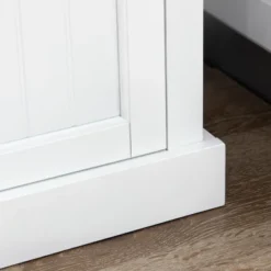 HOMCOM 72" Pinewood Large Kitchen Pantry Storage Cabinet, Freestanding Cabinets With Doors And Shelf Adjustment, Dining Room Furniture, White -Homcom GUEST cd1e9a2d bb33 4304 aa7a 09b492b2836c