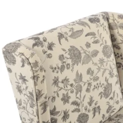 HomCom Upholstered Armless Accent Chair Leisure Side Chair With Wingback Design -Homcom GUEST d096e529 f182 40a5 92d3 d3d675fe92ed