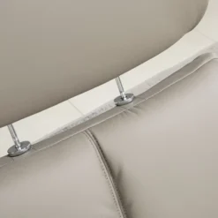 HOMCOM Recliner Chair With Ottoman, 360° Swivel Reclining Chair With Wood Base And Matching Footrest, Gray -Homcom GUEST d5dd4300 f147 4c21 8ee0 60ac76db5f6d